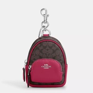 Coach Keychain Backpack Mini Bag
